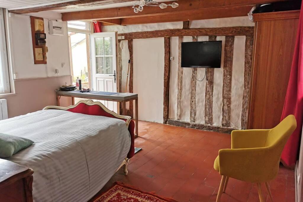 Appartement Le 3 de coeur avec terrasse à Honfleur Extérieur photo