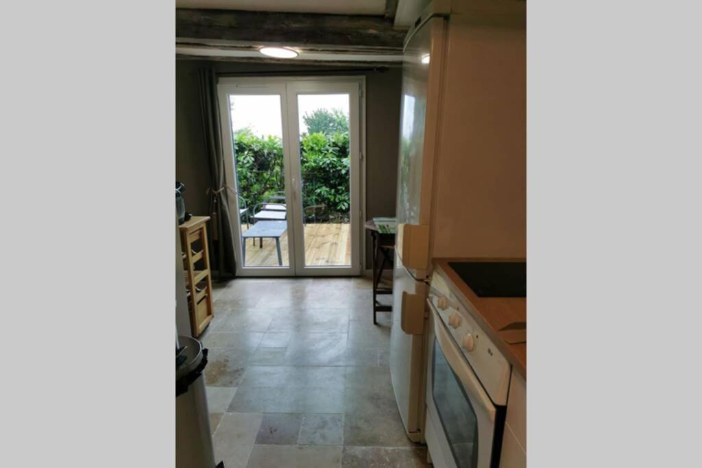 Appartement Le 3 de coeur avec terrasse à Honfleur Extérieur photo